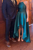 I wore this dress as a wedding guest and the dress was an absolute hit! I received so many compliments and people asking where I purchased. The cut and color are so elegant and everyone mentioned how beautiful it was. The fit was spot on and I was able to comfortably dance in it all night. Surprise.. it has pockets too! - Jenna S.