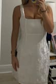 I have a bigger chest, and it's super hard for me to find dresses, let alone ones that support with no bra. I love how this fits and am really happy with the turnout! - Dasha K.