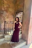 I wore this dress as a wedding guest, and I simply loved it. It is elegant, comfortable, and very flattering. The quality of the fabric is excellent, and it looks even more beautiful in person. I felt confident and received many compliments throughout the evening. Without a doubt, an excellent choice for a special occasion. - Maria K.