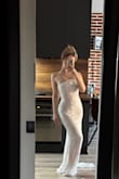 I am in love with it, it fits perfectly, and the fabric is great. Can't wait to wear it at the dinner before the wedding - Kristiana K.