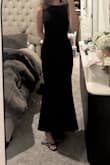 This is a beautiful, elegant dress!! Perfect for a wedding event. Love the open back with the bow and details! I recommend this dress to any girl. I'm on the taller side (5'9), I thought it would be too short but it's a perfect length. It fits like a glove! - Natalie K.