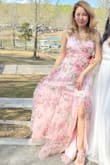 I love the dress. Pink color is very sweet. - Pear H.