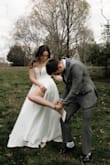 This is the BEST dress I have ever tried on. I even went dress shopping at those bridal boutiques where all the dresses are $1,700+ and this TOPS it by far! SO affordable, the quality is amazing! The beading is beautiful! - Jenna M.