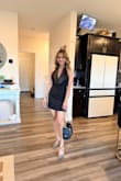 This dress is absolutely stunning for a night out: sleek, classy, and effortlessly sexy. The deep neckline adds a bold touch while still looking elegant, and the fit hugs your body beautifully in all the right places. It's the kind of dress that makes you feel confident the moment you put it on. Perfect for drinks, dinner, or a fun girls night - Ployrung D.