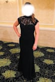 First time ordering from Lulu's, I purchased this dress for a black tie charity gala. From the moment I took it out of the box, I was in love. It fit like a glove and was so flattering on. I'm usually a medium but it was a bit tight. The large, fit my athletic build much better. The length was a bit long but I just wore taller heels. The quality of the fabric was great, not clingy and super comfortable. Received so many compliments. By far my most favourite dress I have ever worn. - Jennifer S.