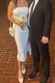 LOVED this dress. Wore it to our courthouse ceremony and got so many compliments. Flattering and comfortable and so pretty! - Alexandra V.