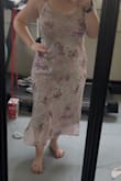 This pattern caught my eye right away. Cheetah AND floral!? I had to have it. I was nervous about the fit since it said there was no stretch in the fabric and I have curvier hips and lower belly. I ordered a size L and it was perfect. A little loose so I don't have to be insecure but in a good way. The pattern was exactly what I was hoping it would be! - Morgan G.
