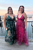 Loved this dress! The straps are adjustable, which made it possible for me to wear it without a bra, which was very helpful. The material is light and flowy - a good dress for spring or summer events. Only note is that it runs small. I'm typically a size 12-14, and I ordered four Lulus dresses in an XL. Three were way too big, but this one fit, if not a bit tight. If you're between sizes, size up! - Kimberly C.