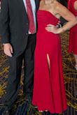This was the perfect dress for my event. I got many compliments; the fit was perfect. It's made of quality fabric, and I love the boning in the top. It was so flattering. I do have a smaller chest, so when I was dancing, it was sliding down a bit, but stayed put otherwise. - Emily G.