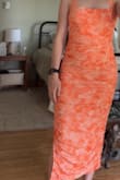 Overall, it's a very pretty dress, but I just didn't love the fit on me. The color is much brighter, like other reviewers have said. Cute, but I will be returning - Annie K.