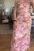 Pretty dress, but felt it was big and didn't fit me right, will be returning - Annie K.