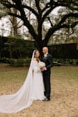 This dress was perfect for our courthouse wedding. It is very, very comfortable and flowy fitting. I ordered a size XL and had the length taken up just a little bit. - Shelby S.