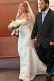 The dress is very beautiful in person, the fabric is great, and I got so many compliments on it. The only thing is, if you have big boobs and hips, buy a size up and have it adjusted for you. Also, it's not a good length for short ladies. I usually wear size small/ medium. Medium didn't close in my boobs, so I had to get a large and had it adjusted for me. My measurements are 39 chest, 28 waist, 41 [hips] - Karla