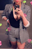 Wore it to work in the day and changed into the matching shorts for a night out. Super flattering and made me feel a little like Cher from Clueless - in the best way. - Margaret H.