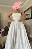 The dress was beautiful!! It was for a cotillion event! The torso area was a little tight, but I would not have bought a bigger size. - Kimberly H.
