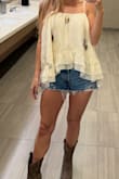 Wore to a country concert and got tons of compliments. It's a little loose but that's the style - Emily G.