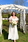 It was the perfect dress for me to get married to my best friend in. Even though it was a small ceremony I have never felt more beautiful! - Ciara S.