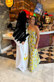 Great fit!!! Lots of compliments for this gorgeous dress. I wore it in Vegas for vow renewals. Comfy to wear and flattering. - Tracie