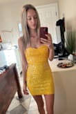 I feel so lucky to have snagged this on clearance. It is gorgeous!!! A little short but it'll do. - Jasmine M.
