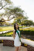 I bought this for college grad photos and also graduation and I loved it! It fits perfect, definitely true to size. - Carolina R.