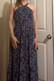 Gorgeous fabric and cut of the dress, but it definitely fits better with more curves. Not for small-chested ladies. This dress also is long and there was too much fabric dragging on the ground (I am 5'7). - Mariia S.