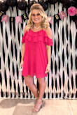 I wore this dress to my Kate Spade themed bridal shower! It's so comfy. After reading previous reviews I decided to order a small instead of a medium (which is what I normally order). It fit perfectly. - Courtney R.