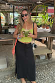 Size XS. Loved wearing this to Costa Rica! But it was so tight and hard to take off. I recommend sizing up one size. - Kylie P.