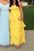 I really wanted to love this dress, and that's exactly what happened. Great breathing room overall. Fit perfectly as someone with a bigger chest. I was never worried about it slipping; therefore hardly had to adjust. Dress was loose everywhere else. Received so many compliments and really loved the bright color. - Niatha C.