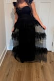 I bought this dress for my sister who had a dance. The dress fit perfectly, but the straps wouldn't tighten anymore due to the ruffles on the straps. Otherwise, the dress was gorgeous and fit well. My sister said she received a ton of compliments! - Kalista C.