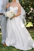 Weddings are so expensive and I was not willing to spend over $1K on a dress that I'll use to run at the beach which is where my wedding ceremony was at. The dress came fast and honestly fit like a glove! So worth it! I'm so happy I went with this dress! Made for a memorable moment! Quality is good and looks even better when steamed/ironed. I was skeptical at first but honestly so worth it! The price is reasonable and the dress is beautiful! Everyone was asking about it! - Lissett E.