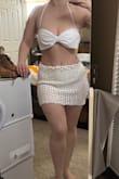 It's such a cute and flattering suit! I love the bow detail, and the macramé cover is perfect! - Tatiana G.