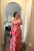 Bought this for a wedding and was worried it would be too long but it fits great with heels on! - Taylor S.