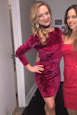 I was on the fence about this at first since I kind of have to keep pulling it down to keep the low back looking right. However it ended up being perfect for a NYE party when I styled it correctly and I got tons of compliments. - Ashley A.
