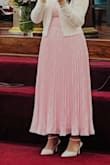 A very beautiful dress, love the material, and nice for church. However, it fit a bit tight around my chest. I would recommend sizing up for big-chested girls. Length was just right, not too long but not short either. - Lulu E.