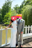 Dress fit great, but was long. I did have to get it tailored as it was too long even with 3.5-inch heels. - Joycy S.