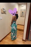 Was a little snug at waist, but not uncomfortable. Wore this to dinner and was able to stuff my face. - Joycy S.