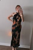 Fit is great, and the material is really comfortable and feels sturdy. I love the open back. The length is also great, which is usually pretty hit or miss for me, given my height. The only thing I don't love about this dress is a weird seam on the right hip that kind of bulges up, but I'm hopeful I'll be able to get that to lay flat. Bought a couple of dresses for a nice dinner out, and I think this is the one I'll be keeping - Marissa K.