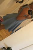 I love this dress so much! I ordered it in red too. I am skinny everywhere except my belly and this dress is so flattering. It's my new favorite. I wore it to work and I'm going to wear it to my niece's sweet 16 too! - Gabrielle D.