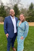 Love, love, love this dress. I got so many compliments at a spring wedding. It fit like a glove and did not accentuate my apron belly. Typically, I stay away from dresses that hug the stomach and hips, but this dress was so flattering.
Only complaint is the slip layer, which is ironic because it goes the full length of the dress. This is something I always appreciate in a dress, a short slip layer can look cheap to me. When I bent over the white slip, the layer would stick out the bottom. I ended up trimming about 5 inches off the slip layer, and it looked perfect! - Livvia T.