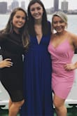 Bought this dress for a fraternity formal. It had enough elegance for it being a formal dress but enough edge for the nature of the event. Material was comfortable all night and the rubber inserts on the shoulders made me feel secure in the piece. Love! - Jacqueline M.