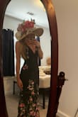 Clearly this dress is a stunner on any body type, height, or bust size, and luckily she showed off for me too. Looks more expensive than it is, the embroidery is exquisite. - Chloe Z.