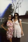 This dress has little to no stretch. I read the reviews before ordering, I went with a small because of how little stretch it said it had, and it was the perfect size. I'm 5 ft and 110lbs and it was the perfect length and fit. I wore it for Easter, and unfortunately didn't take any pictures. - Jessica S.