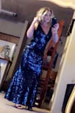 This dress was amazing!! Fit perfectly. I'm a little shorter. Small waist-bigger hips. The only thing- I wished it was a little longer. Other than that I'd recommend this one to anyone! - Melissa E.
