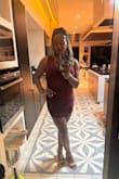 Def not my favorite item from Lulu's but it did what I needed it to do. I purchased it for a night out in Mexico for a friend's bachelorette weekend. The fit isn't terrible (like the ruching to cover my belly), but I will agree with the other reviews that it is very short; it hit me like mid/upper thigh & I do not have a booty lol. I'm 5'5 & was pulling it down all night. Also, I'm bigger chested (36DDD), so the bottom of my bra was slightly visible at certain angles. - Jessica N.