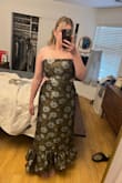 I tried on this dress, and the zipper broke almost immediately and because it was an exchange, I can't return it. It's a beautiful dress and I was so excited to wear it, but if you move at all the zipper may not hold up. - Holly L.
