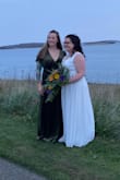 Wore this 3 months postpartum to stand beside my bestie at her wedding. I felt awesome and confident in this dream. Nice heavy fabric with lovely draping. - Lauren C.