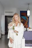 Loved this robe for my wedding morning! It's light and breathable, perfect for a destination wedding. - Lindsay S.