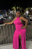 I love the dress,  good fabric quality, fit right. Love it! - Laure B.
