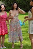 The dress is absolutely stunning. Fits perfectly and it's not uncomfortable. - Maria B.
