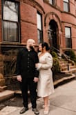 This was my wedding dress, and I had SO many compliments on it! I got married in April, and it was perfect for the weather. I got an XL and had the seams taken out the back, and it fit like a glove! It's so classy, yet simple, and the feathers add that extra pop! - Taylor M.